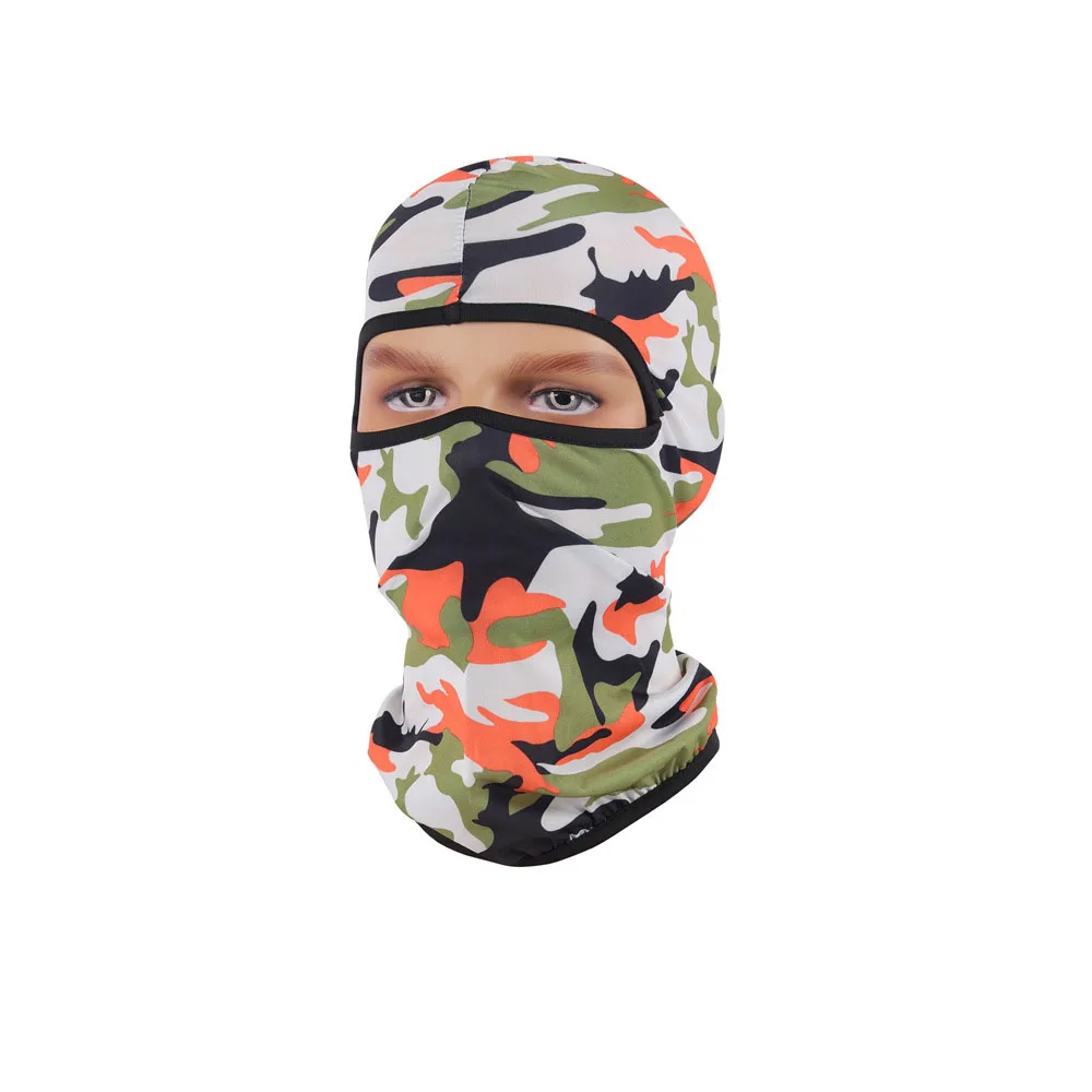 Hot Selling Summer Lightweight Polyester Breathable Balaclava Men Motorcycle Milk Silk Ski Mask Balaclava Face Mask