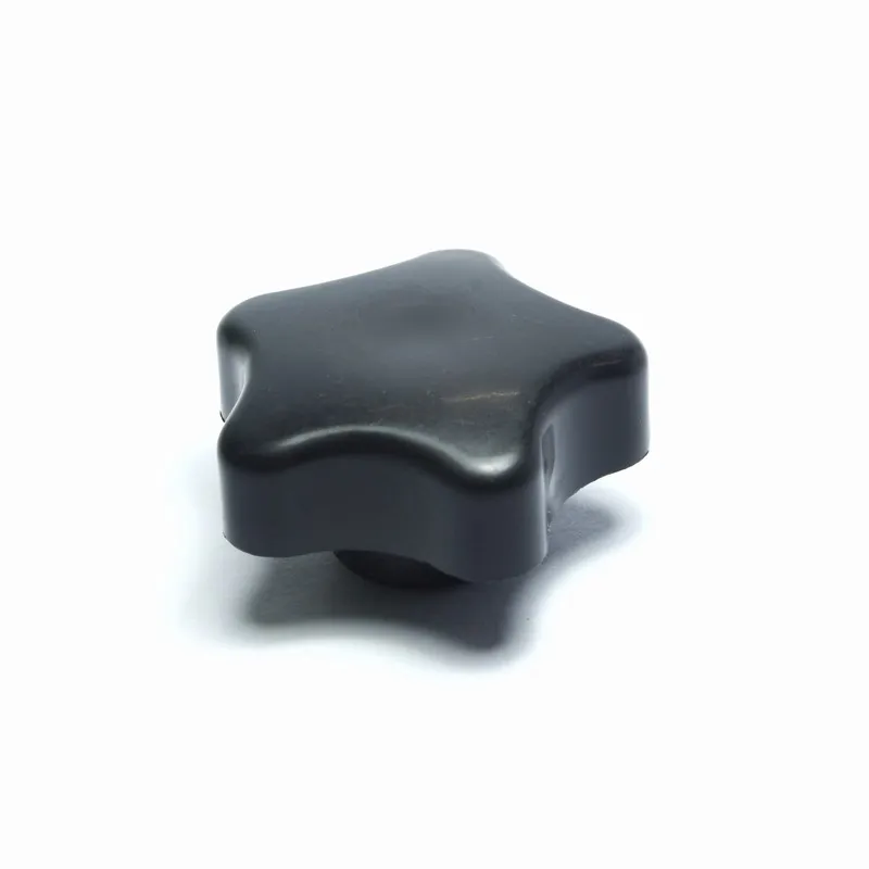 Factory Price M5 M6 M8 M10 M12 Plastic Screw Star Knurled Round Clamping Knobs Threaded Screw Clamping Bakelite Lobe Knob