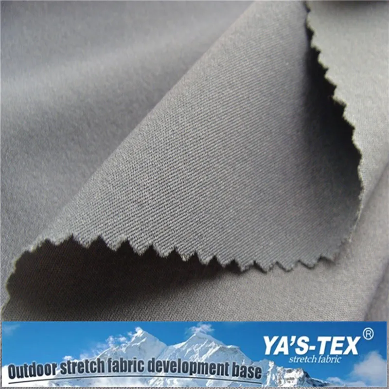 Nylon spandex 4 way stretch fabric , Polyamide elastic twill fabric compound TPU composite abrasion resistance fabric for garme