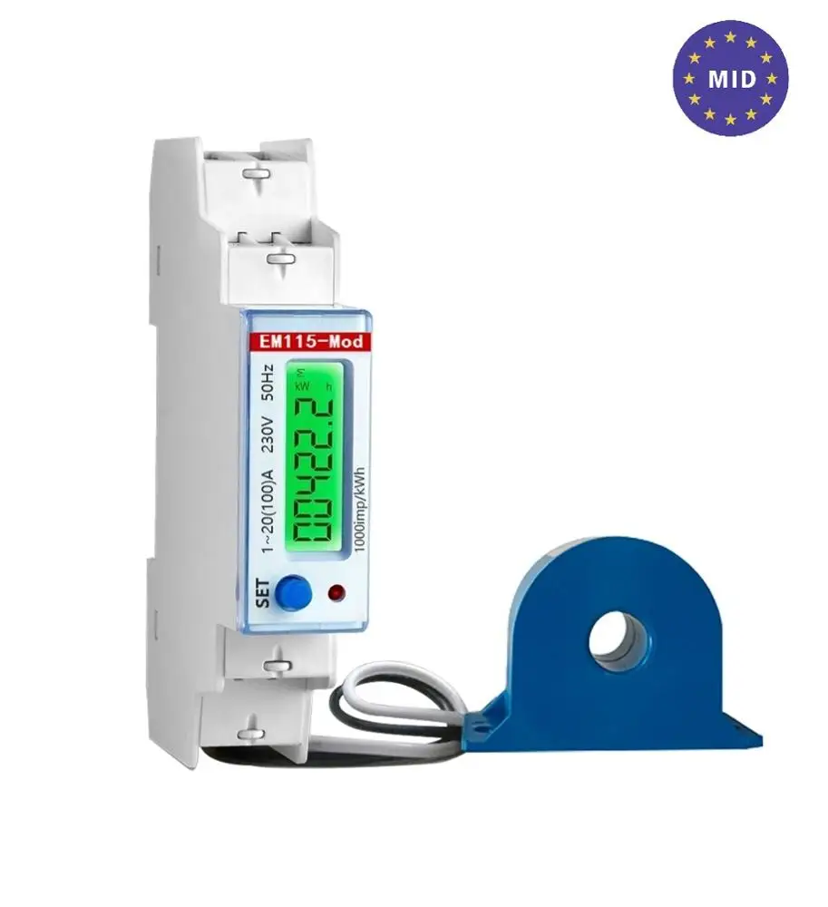EM115-MOD 100A mid energy meter energy consumption meter
