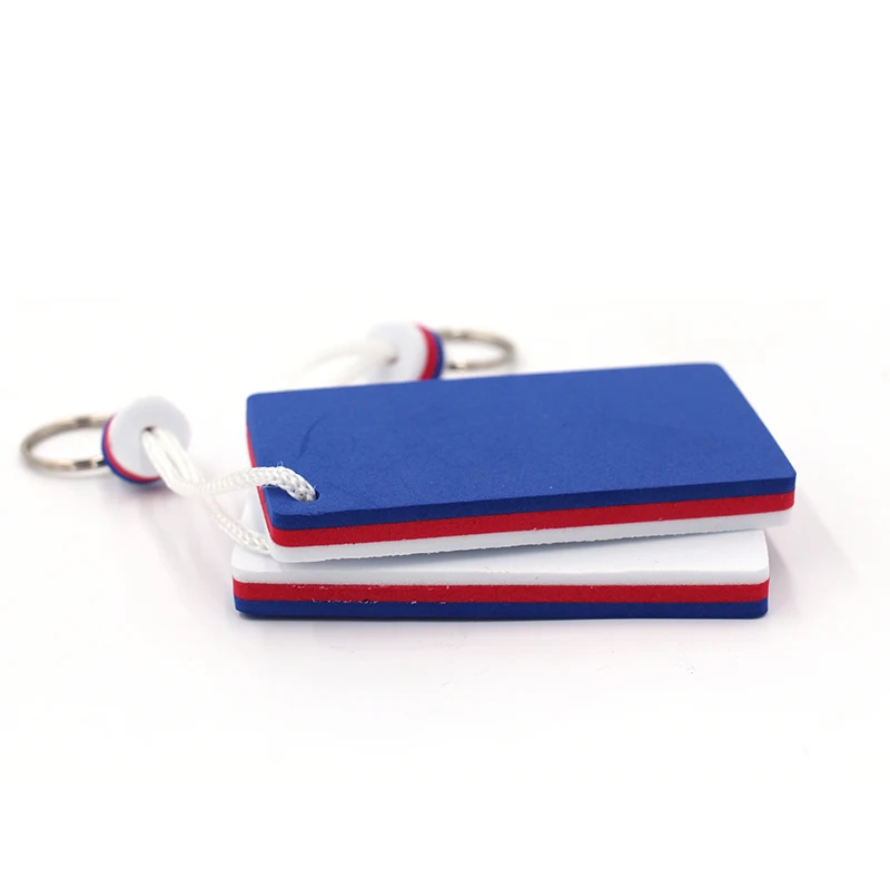 Popular New Advertising Products Eva Keychain Floating Funny Key Ring