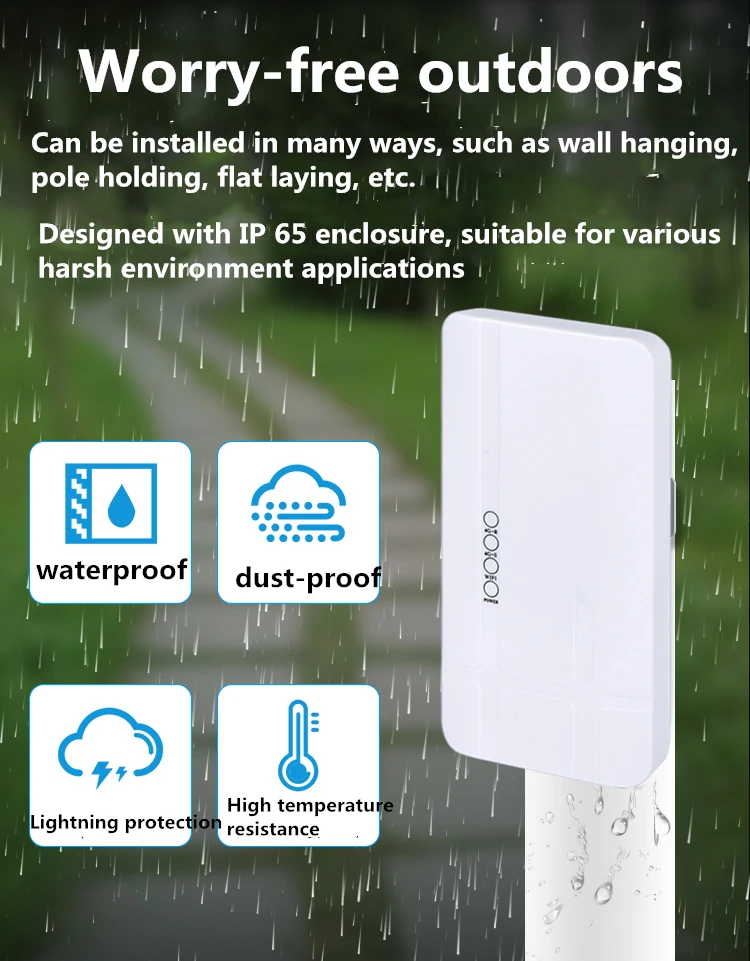 2024 Hot Sale wireless industrial router 300Mbps ZJX LTE CAT4 router 1WAN LAN waterproof outdoor 4g wifi router