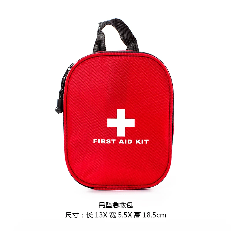 Traveling medical Suspensible/Hanging First Aid Zipper Pouch with Wearable Belt, Handle as truama bag OEM and Factory Price