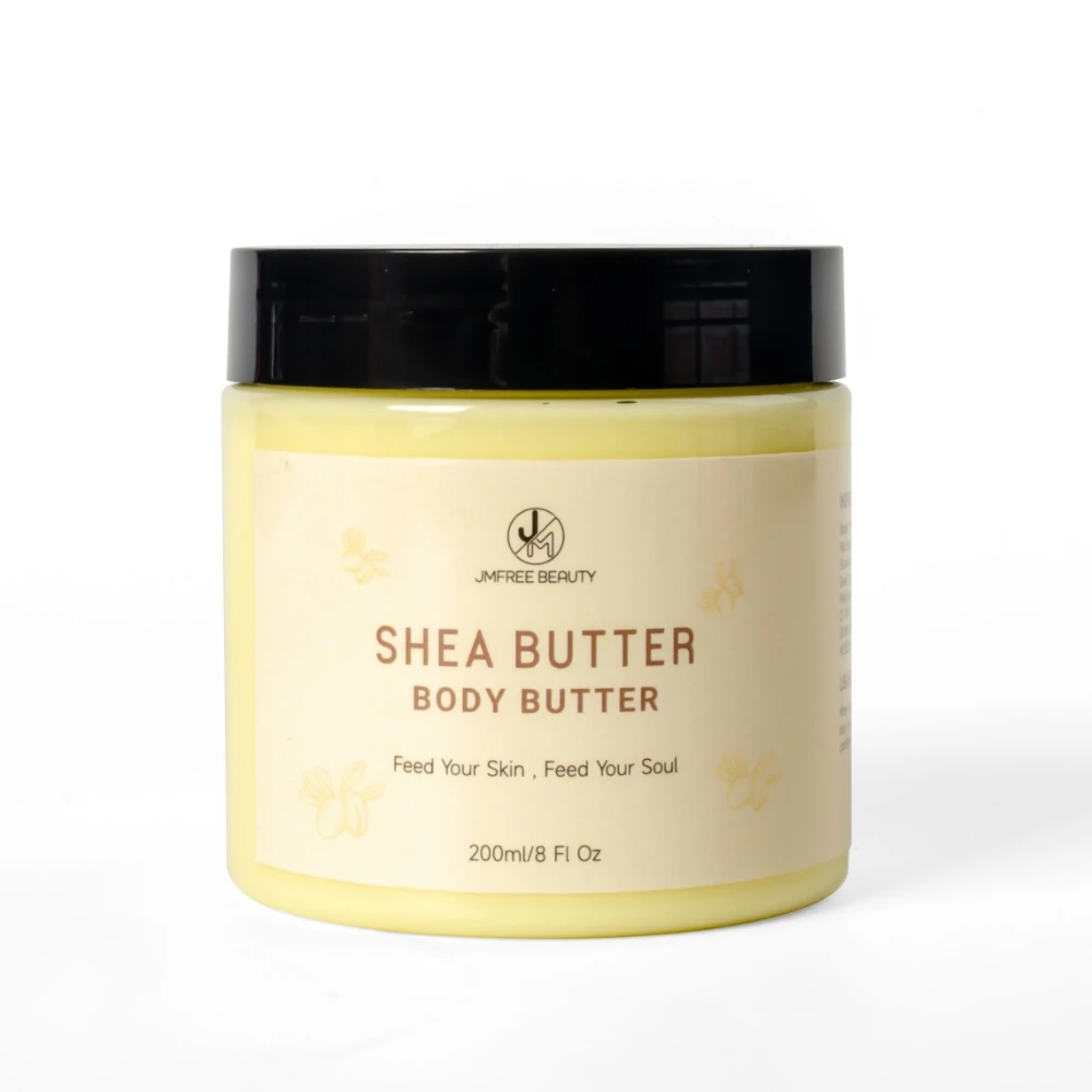 JMFREE OEM ODM Factory Private Label Natural Vegan Shea Butter Organic Moisturizing Nourishing Non-Greasy Whipped Body Butter