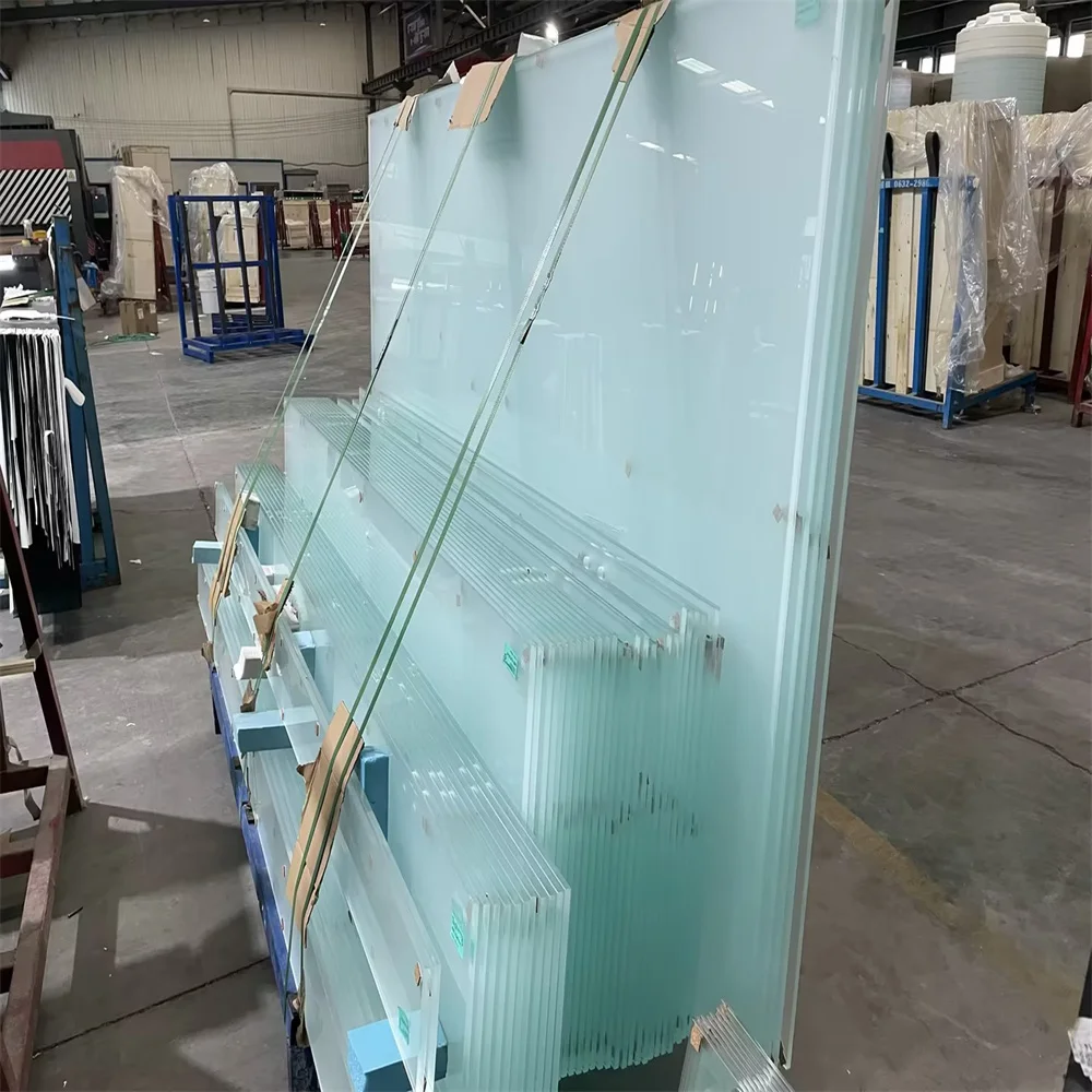 Flat clear Tinted Anti Glare Glass Acid Etched Frosted Glass