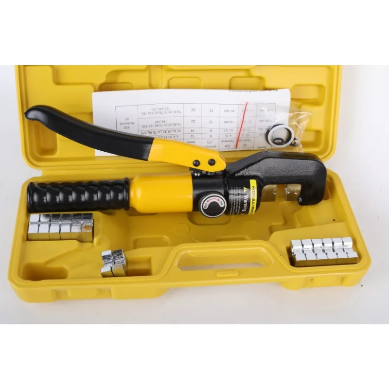 YQK70 Cable Lug Compression Crimp Plier 8T Manual Operation Hexagon Hydraulic Crimping Tool