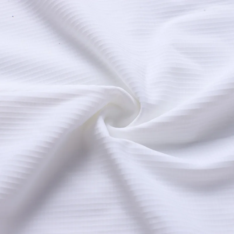 78% nylon 22% spandex rib knit fabricSuper stretch BreathableWrinkle Resistant  shirt fabric