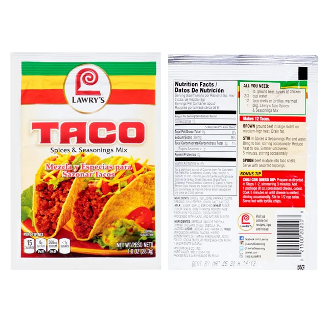 Customized high quality food grade 1 3 5oz aluminum foil composite plastic spice spicy powder cooking seasoning packaging bag