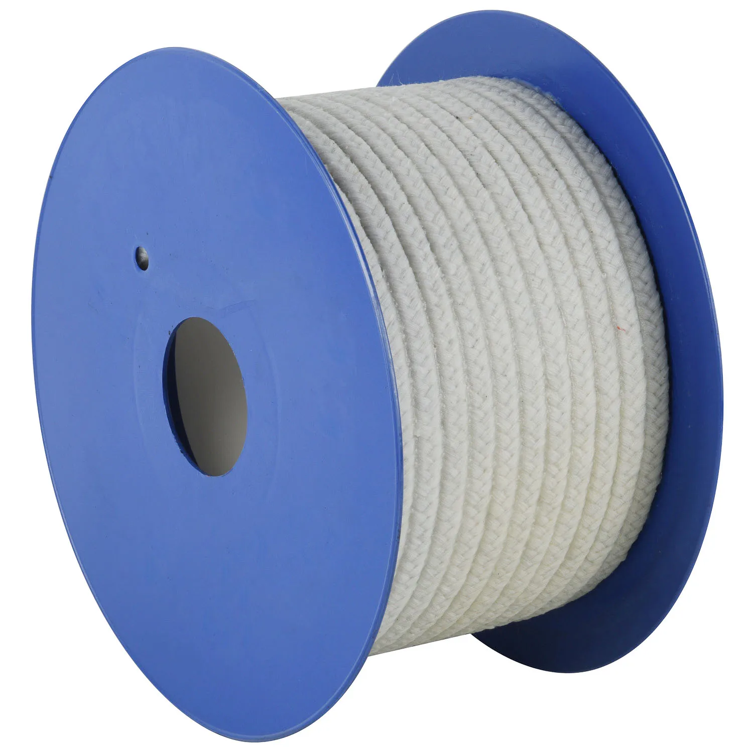 High Quality Good Resilience White Color Square Braided Rope Cotton Vaselin Packing Gland Packing With Impregnated For Sealing