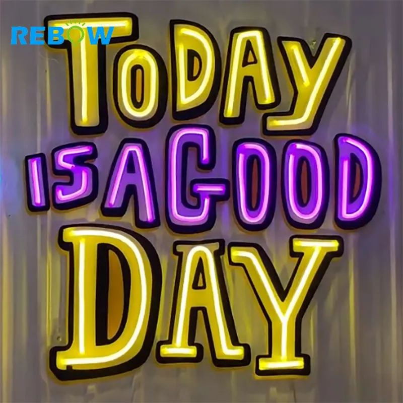 Free Design Customized Led Neon Logo Sign UV Printed Neon Sign