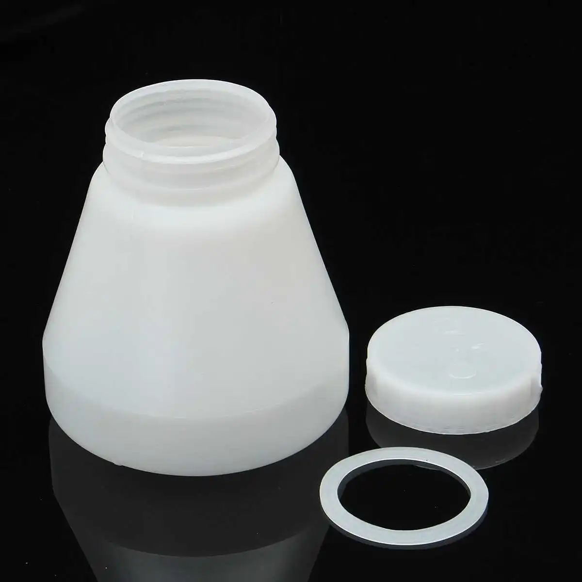 Electrostatic spray funnel cup bottle for powder coating spray gun PC02/PC03