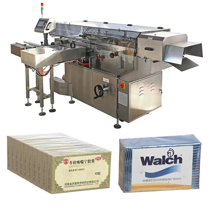 Automatic Bar Soap Cellophane Packaging Perfume Box Cellophane Wrapping Machine