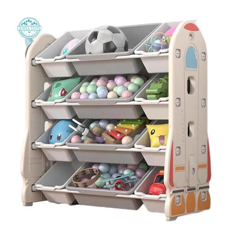 2021 Latest Wholesale 4 Layers Toy 85.5*42.5*H 82.5Cm And Storage Shelf For Kids