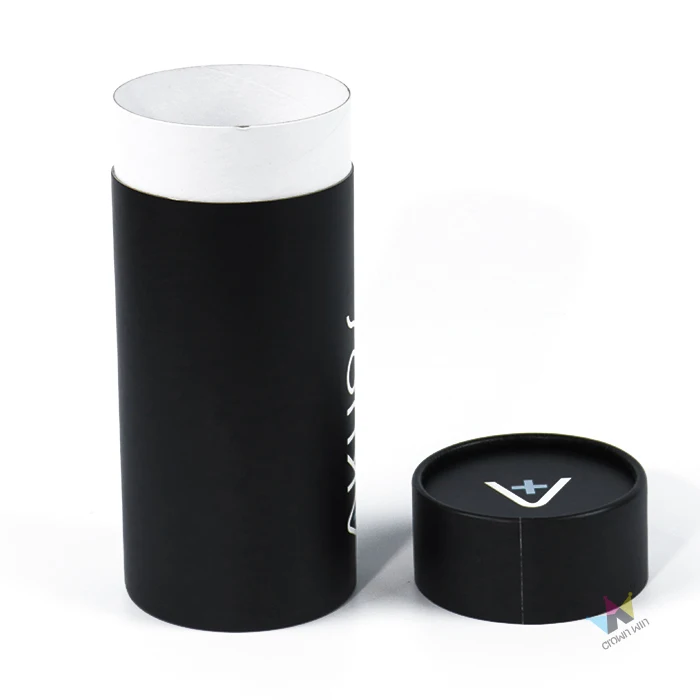 Биоразлагаемые переработанные Заказные круглые картонные крафт-бумажные трубки упаковка на заказ цилиндрическая бумажная коробка упаковка