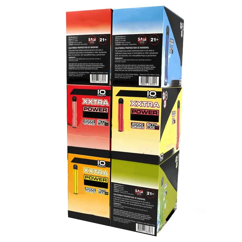 High quality packing box 2000 puffful XXL fume plus bangxxl