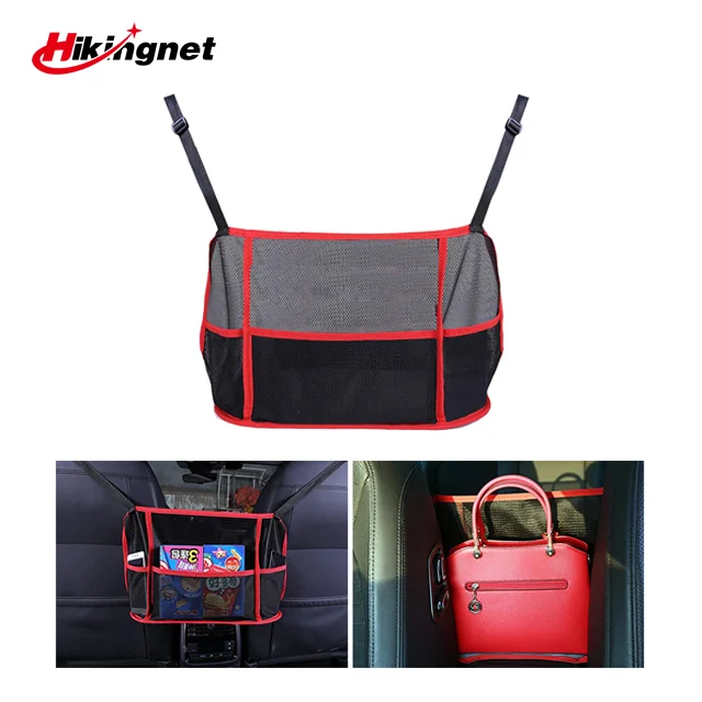 Новый модный недорогой автомобильный Органайзер с прочным дизайном, органайзер с сеткой для автомобиля