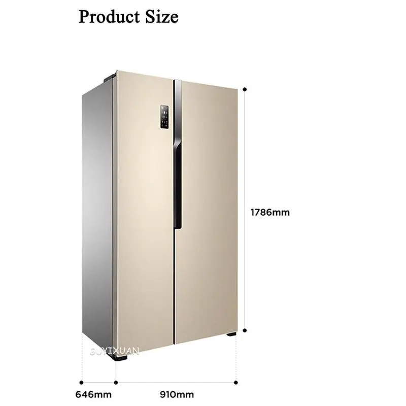 High Efficiency Double Side Household Full Refrigerator on Sale
