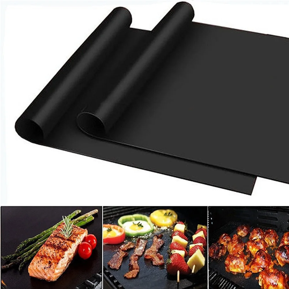  Hot Sale Reusable Extra Thickness Heat Resistant Cooking Sheet Baking Mat Non Stick Copper Dishwasher Safe BBQ