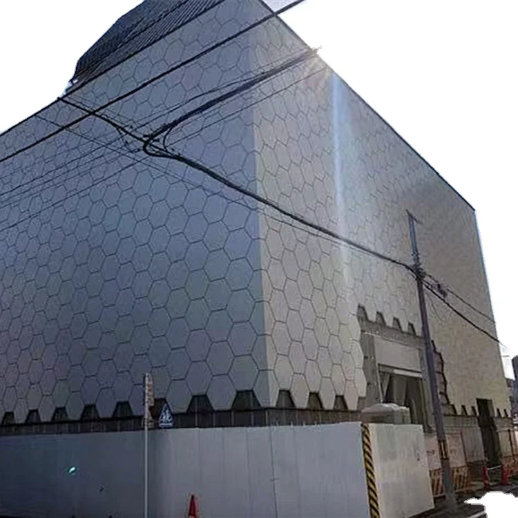 aluminium hexagon cladding panel