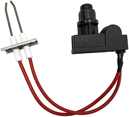 Double Ignition kit Electronic igniter with high Spark Plug Wire Length 450mm Each for Catering euqipment Stove