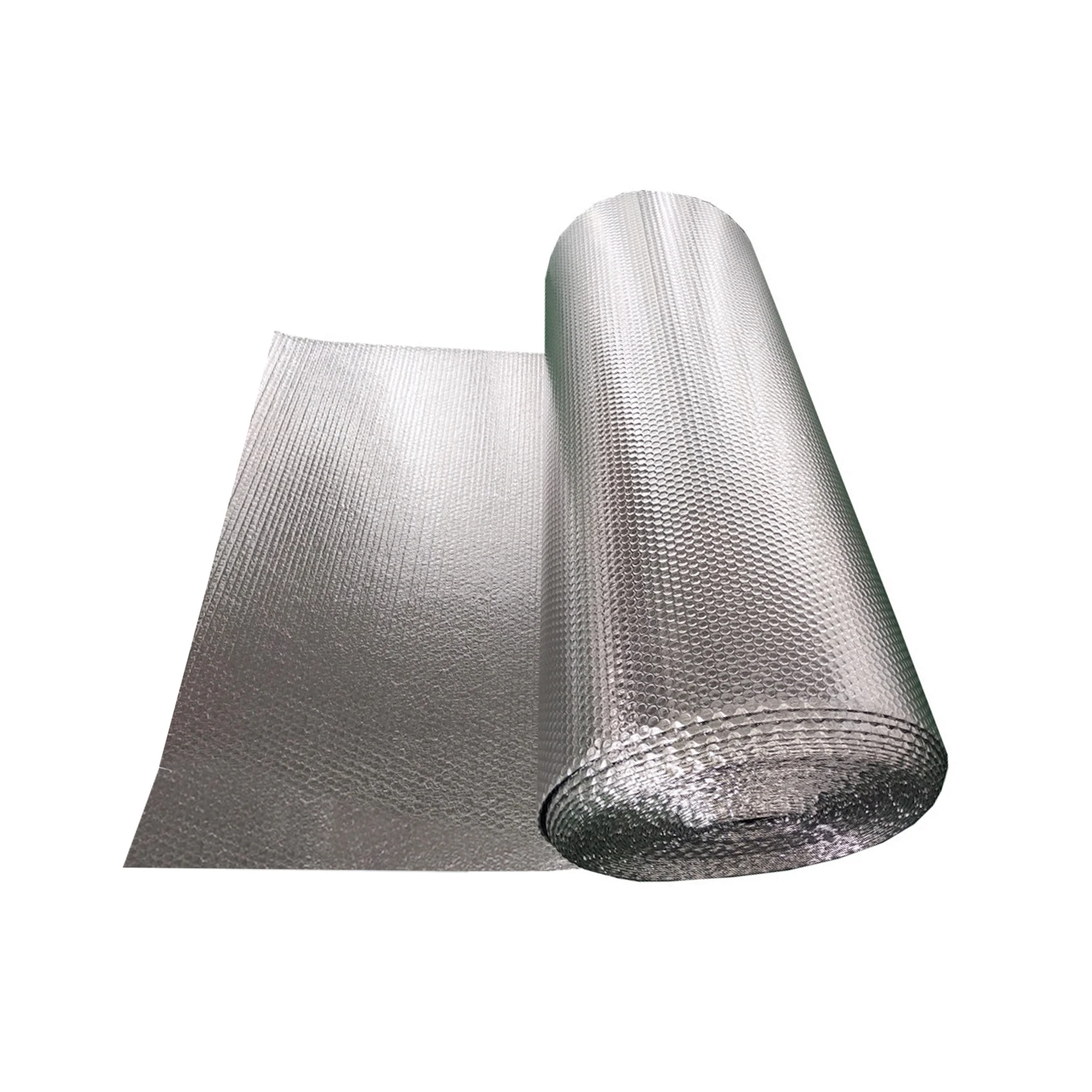 Metallic Double Bubble Wrap Insulation Materials Aluminium Bubble Foil Insulation For Roof