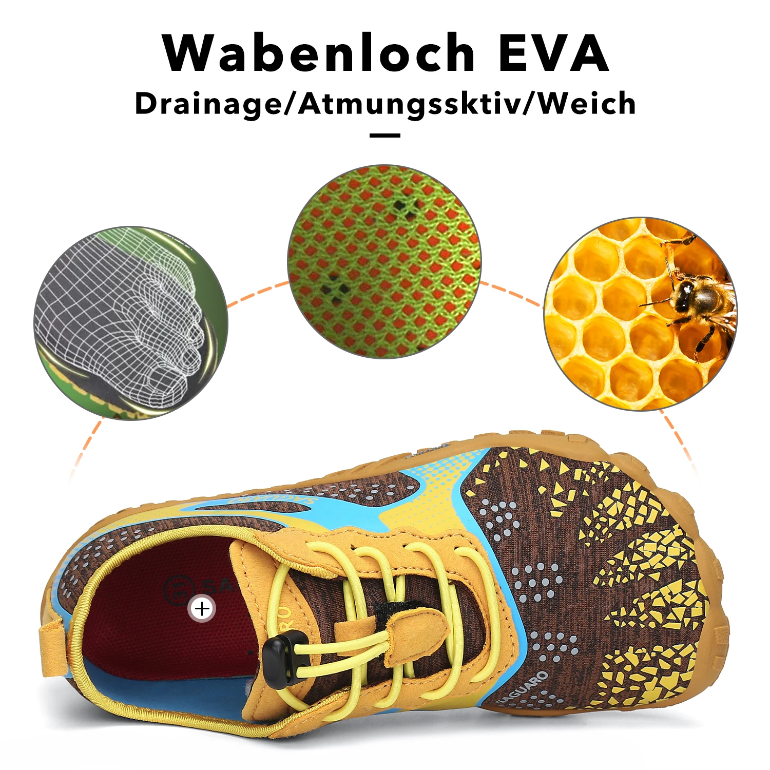 Wholesale Summer Quick-Dry Kids Sneakers Children Sport Water Shoes Barefoot Shoes