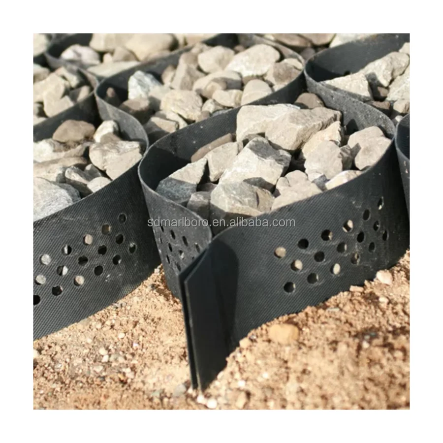Factory Direct Sales 50-300mm Hdpe Honeycomb Geocell for Slope Protection Strengthen Road Grass Grid Pavers