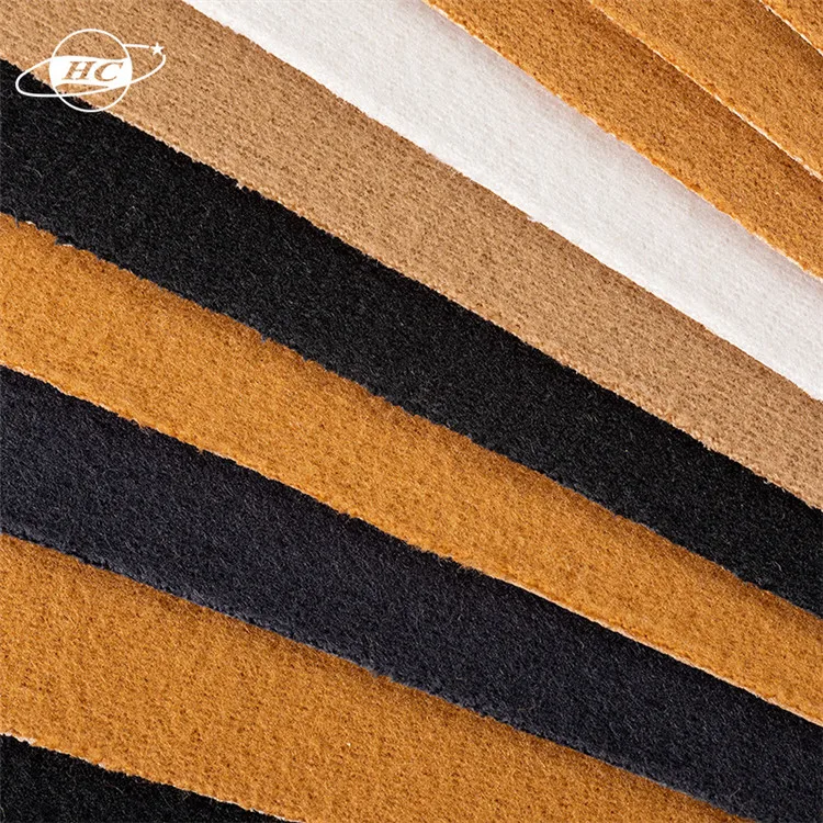 Crocodile pattern embossing warp knitted fabric medium hardness fabric pu for furniture and luggage