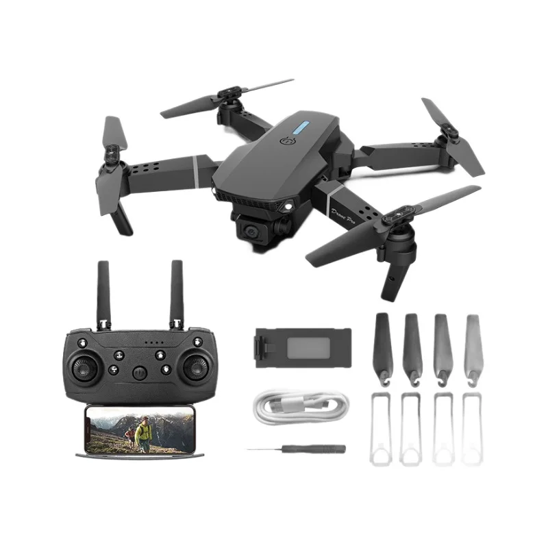 E99 Drone 4K Dual Camera 1080P WIFI kid toy drone gitf K3 drones