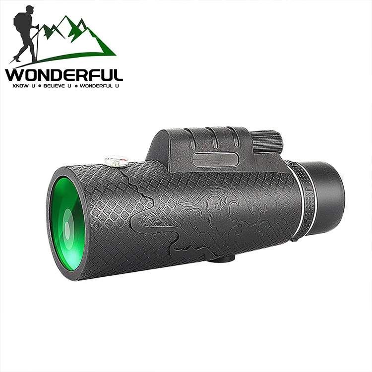 Waterproof Definition All Optical Prism 60 HighZoom  Power Low Light Level Night Vision Monocular Telescope