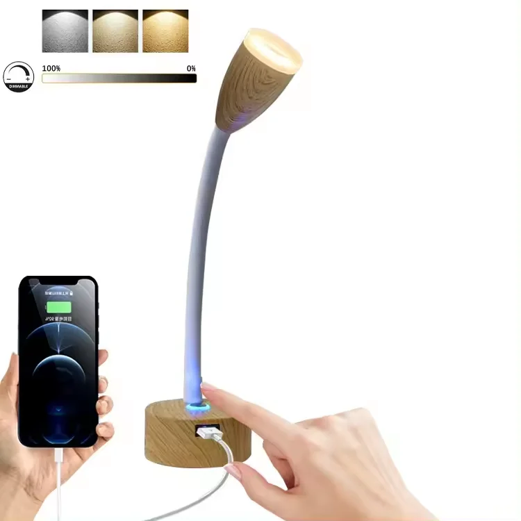 Flexible Gooseneck LED Clamp Reading Book Bed Laptop RV Night Lighting