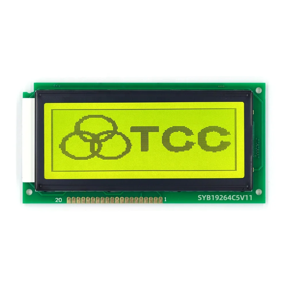 Монохромный графический ЖК-дисплей tcc LCM 192x64 для станка с