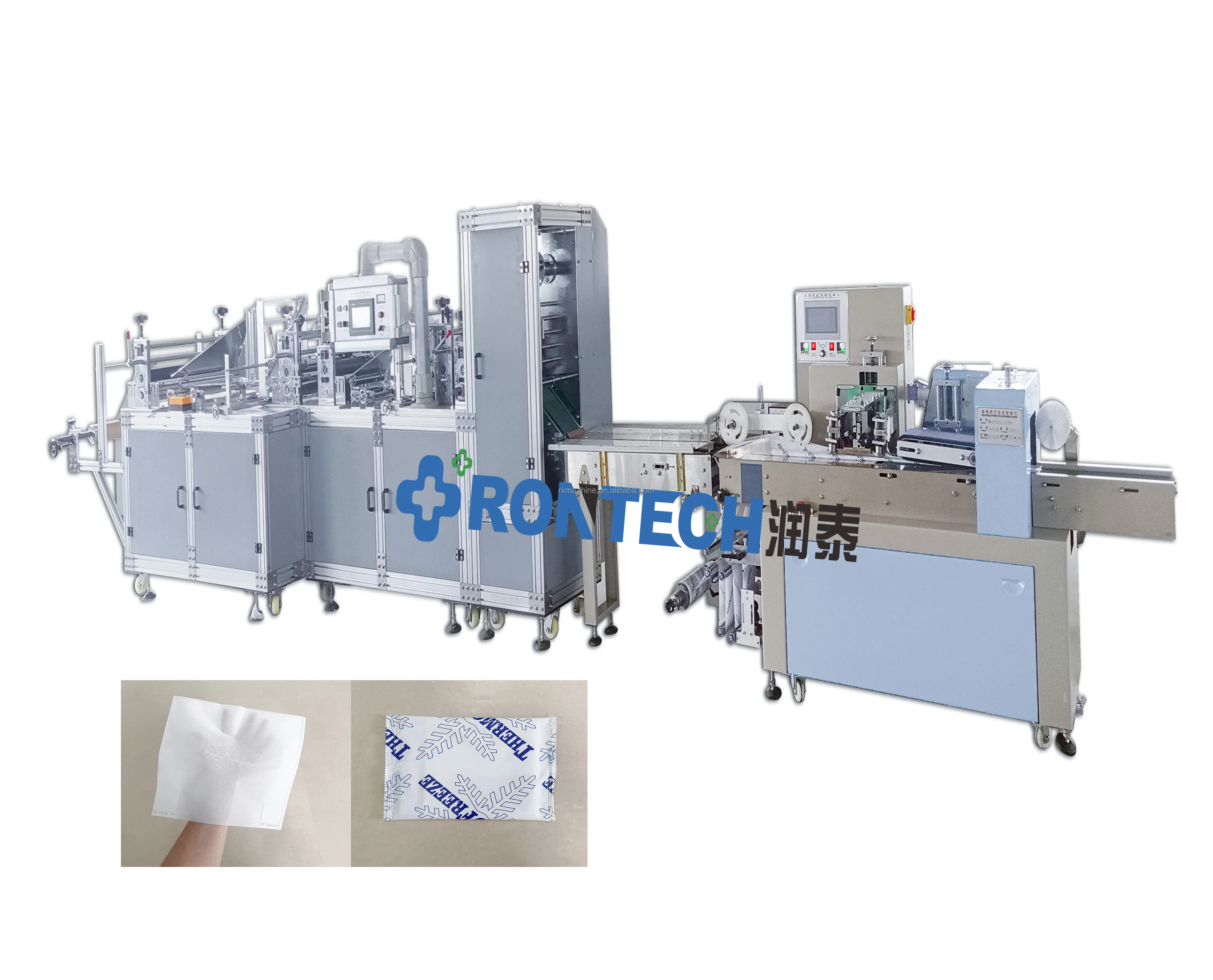 Fully Automatic Non Woven Glove Making Machine with auto packaging