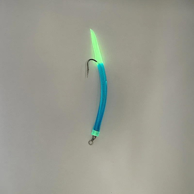 2pcs/bag with customization card Gummi Makk Fishing Lure Eel JIg Sabiki Hooks Lure