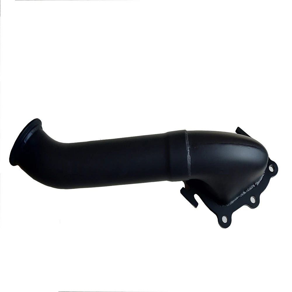 3 inch Turbo Outlet Black Down Pipe With Heat Wrap For 01-04 GMC CHEVY 6.6L Duramax Diesel LB7