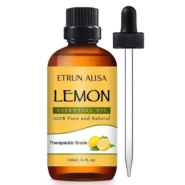 OEM/ODM Natural Plant Therapeutic Grade Cold Pressed Lemon Peel Essential Oil