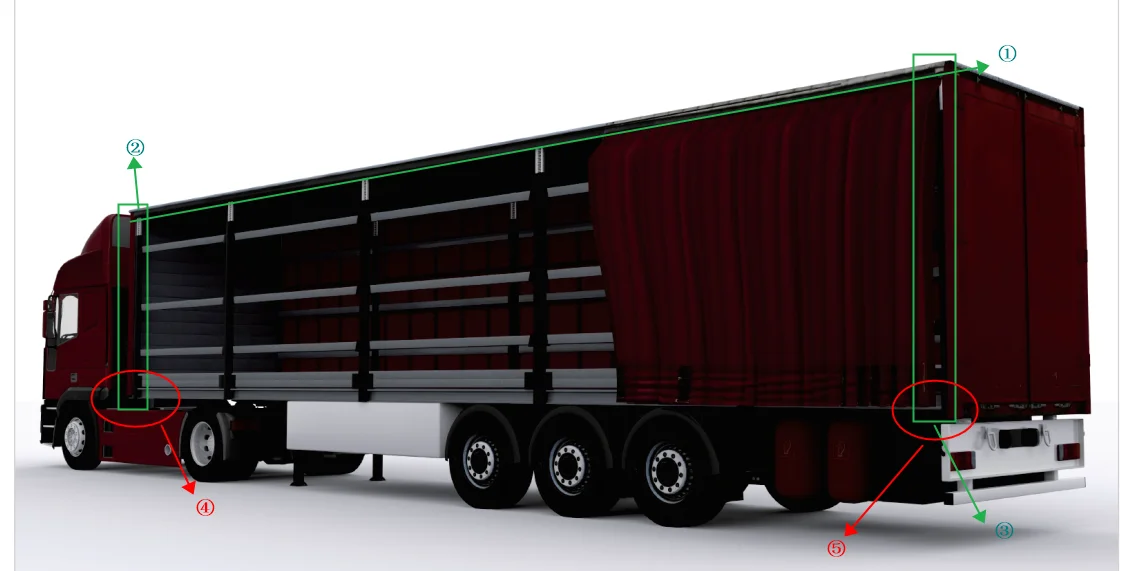 Dump Truck Trailer RCetractable Canopy Rolling Tarps Cover