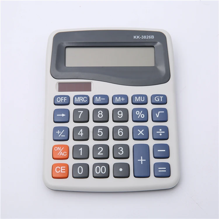 14x11cm New Functional Scientific White/black Electronic Calculators 12digits For Office And School