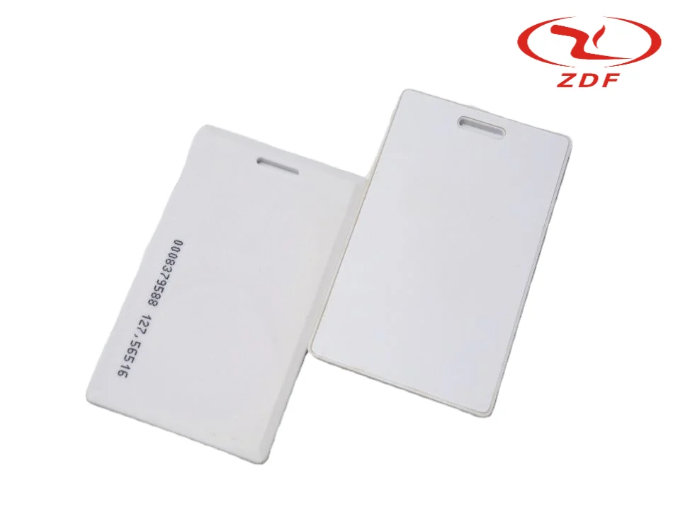 Custom Logo Printed PC Security ID Card Waterproof UHF Student Personal Photo Magnetic Card Digital Printing Cutting Processing