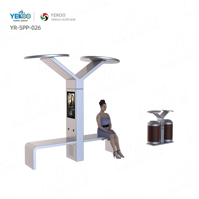 Cheap Wholesale Solar Energy High Quality Outdoor Smart Bench