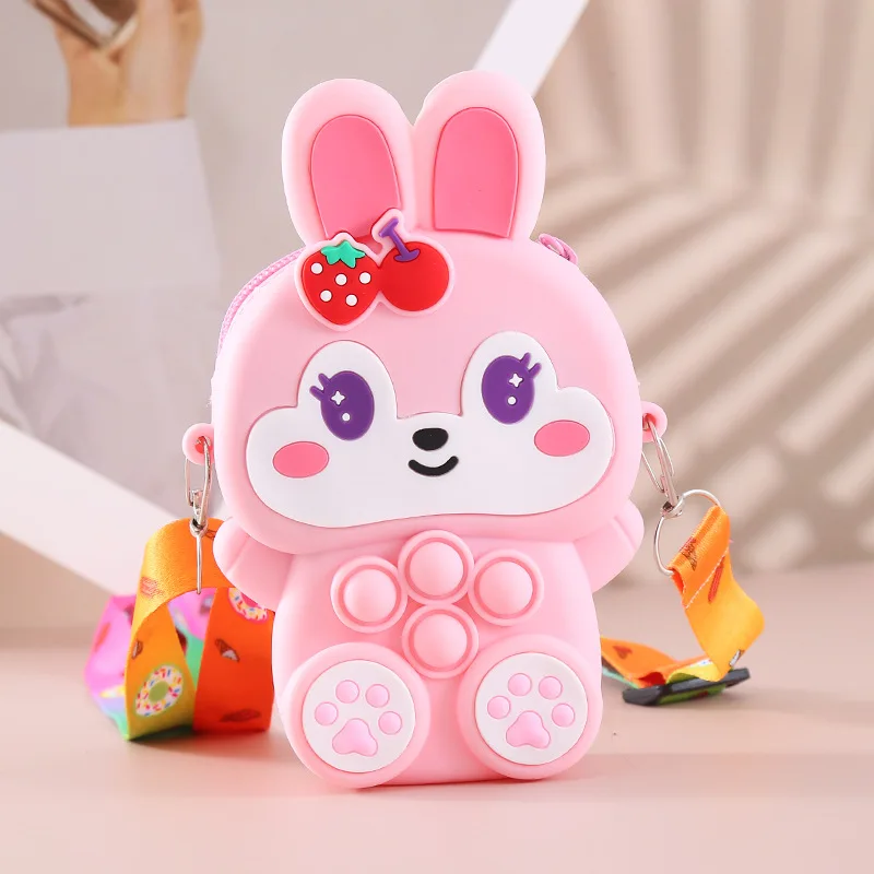 Cute Small Round Bag Single Messenger Boy Bag Kawaii Coin Purse Mini Kids Fashionable Latest Design Girls Handbags