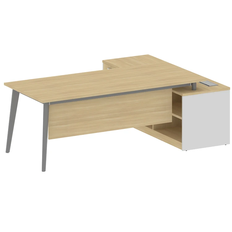 luxury office black and white secretary modern manager l shaped office desk