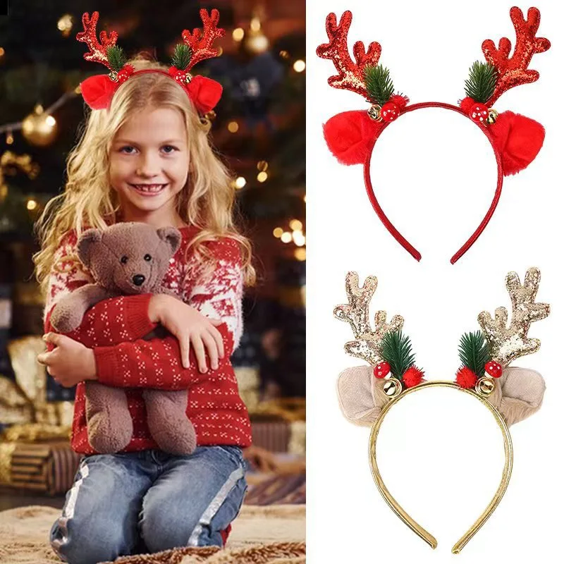 christmas headband kids christmas deer antler headband