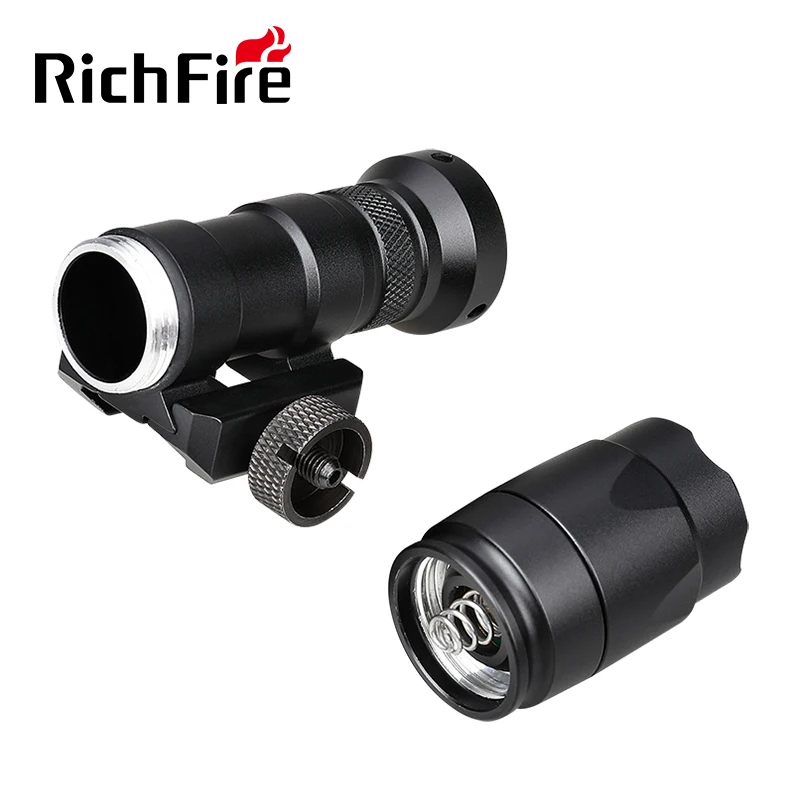 RichFire 300lm quick mount release linterna led rechargeable logo tactical lamp flashlight