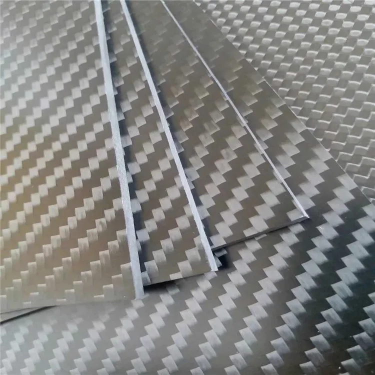 OEM High Strength 100% 3K Carbon Fiber Sheets Twill Glossy Plates & Sheets