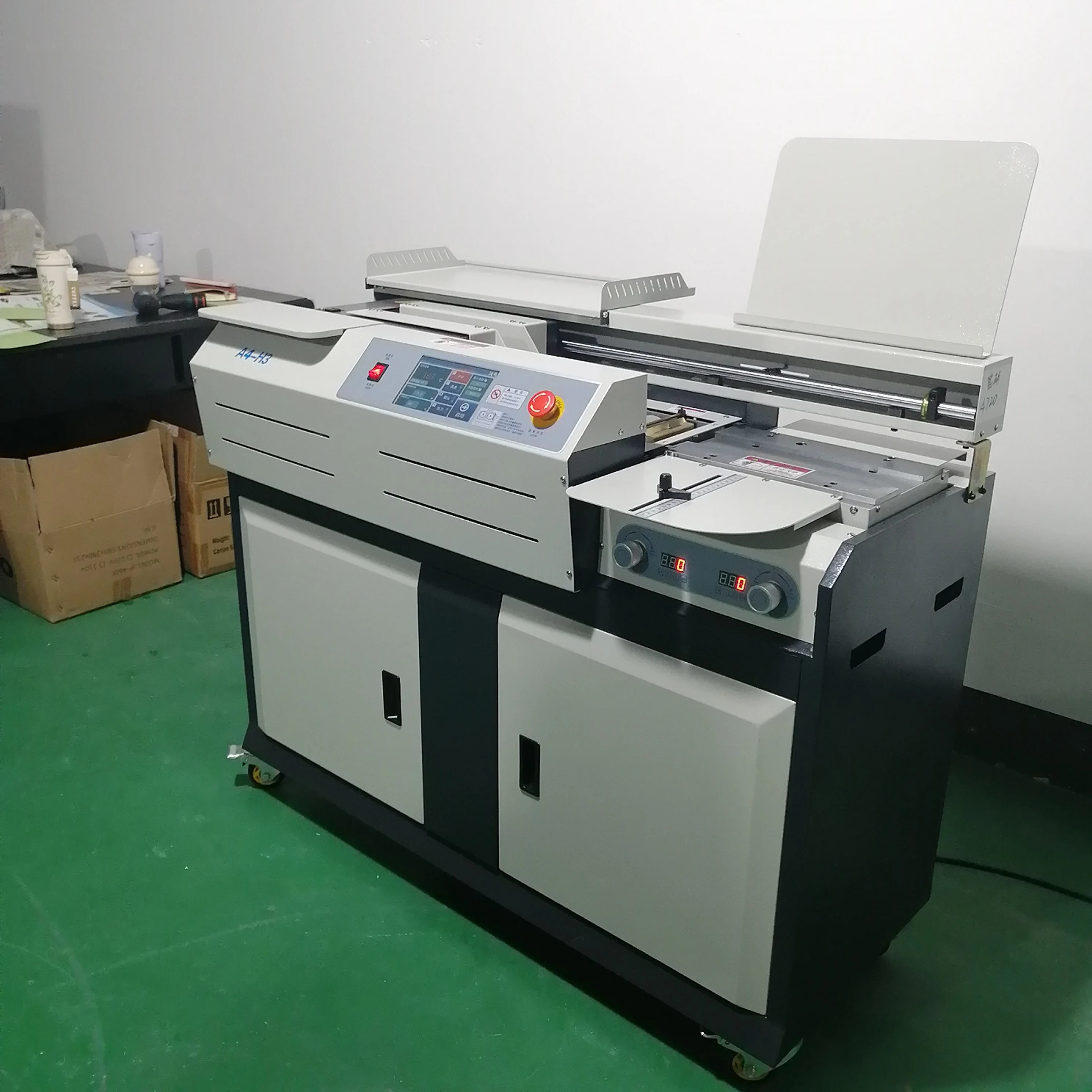 A3 A4 Fully Automatic Hot Glue Binding Machine for Books New Condition With Motor and Pump Core Components Perfect Book Binder