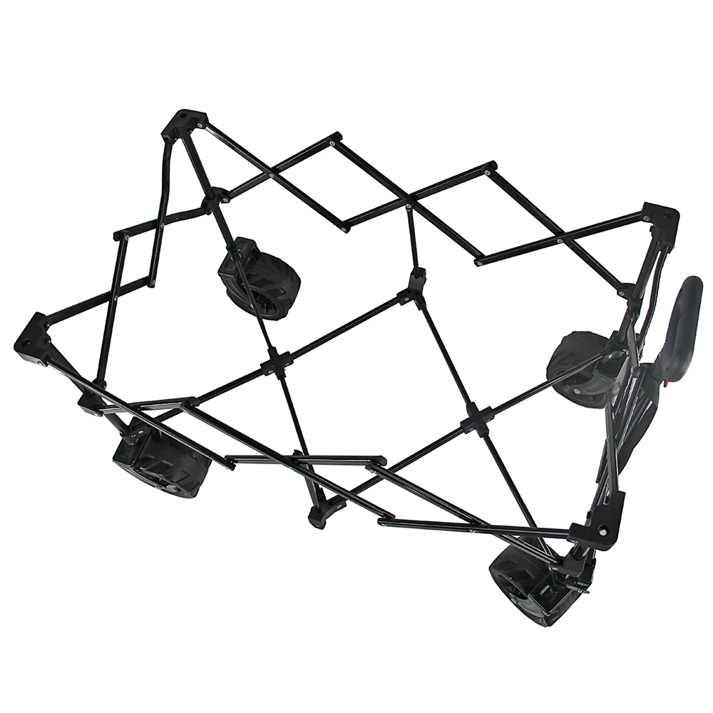 Outdoor Garden Beach Picnic Camping Wagon Beach Cart Folding Wagon With 200L Capacity