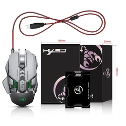Original 6400 DPI Optical Sensor 7 Independently Buttons USB Professional PC OEM New Wired Gaming Mouse