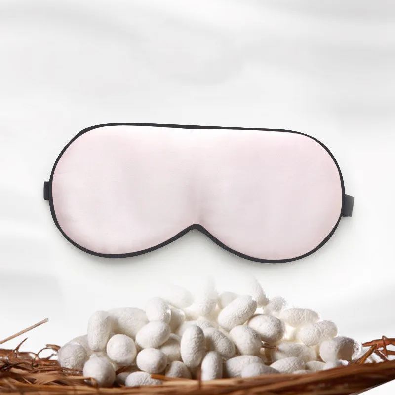 MOWIN Custom Logo Double-sided mulberry silk eye mask pure silk sleep eye mask