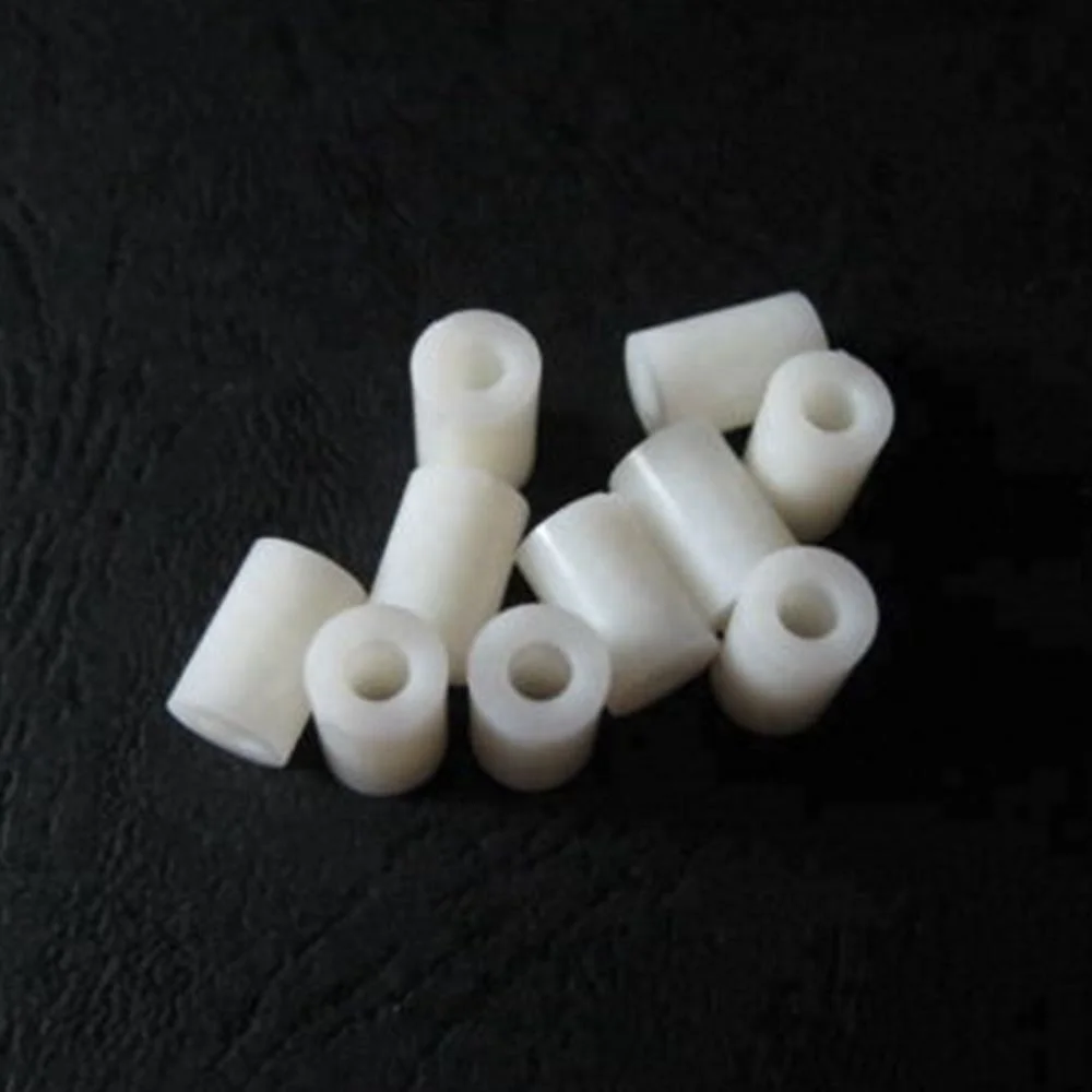 Custom PA POM DELRIN Plastic Spacer White Black Insulating Flat Thick Nylon Washer